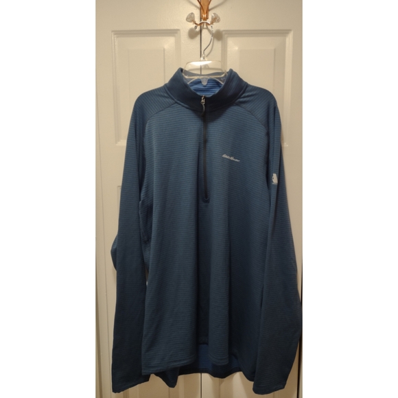 Eddie Bauer Men's Big & Tall Blue Athletic Pullover Large π